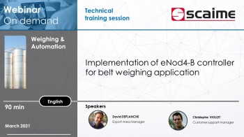 Implementierung des eNod4-B-Controllers für Dosierbandwaagen-Anwendungen