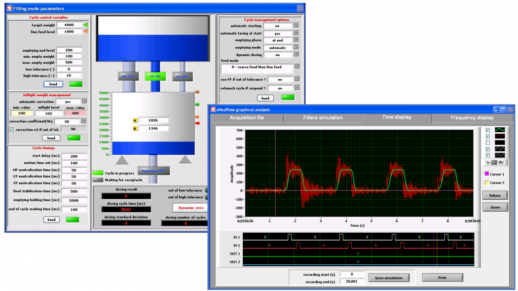 eNodView scaime PC-Software